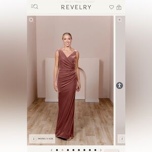 Revelry Dawson dusty rose size 10